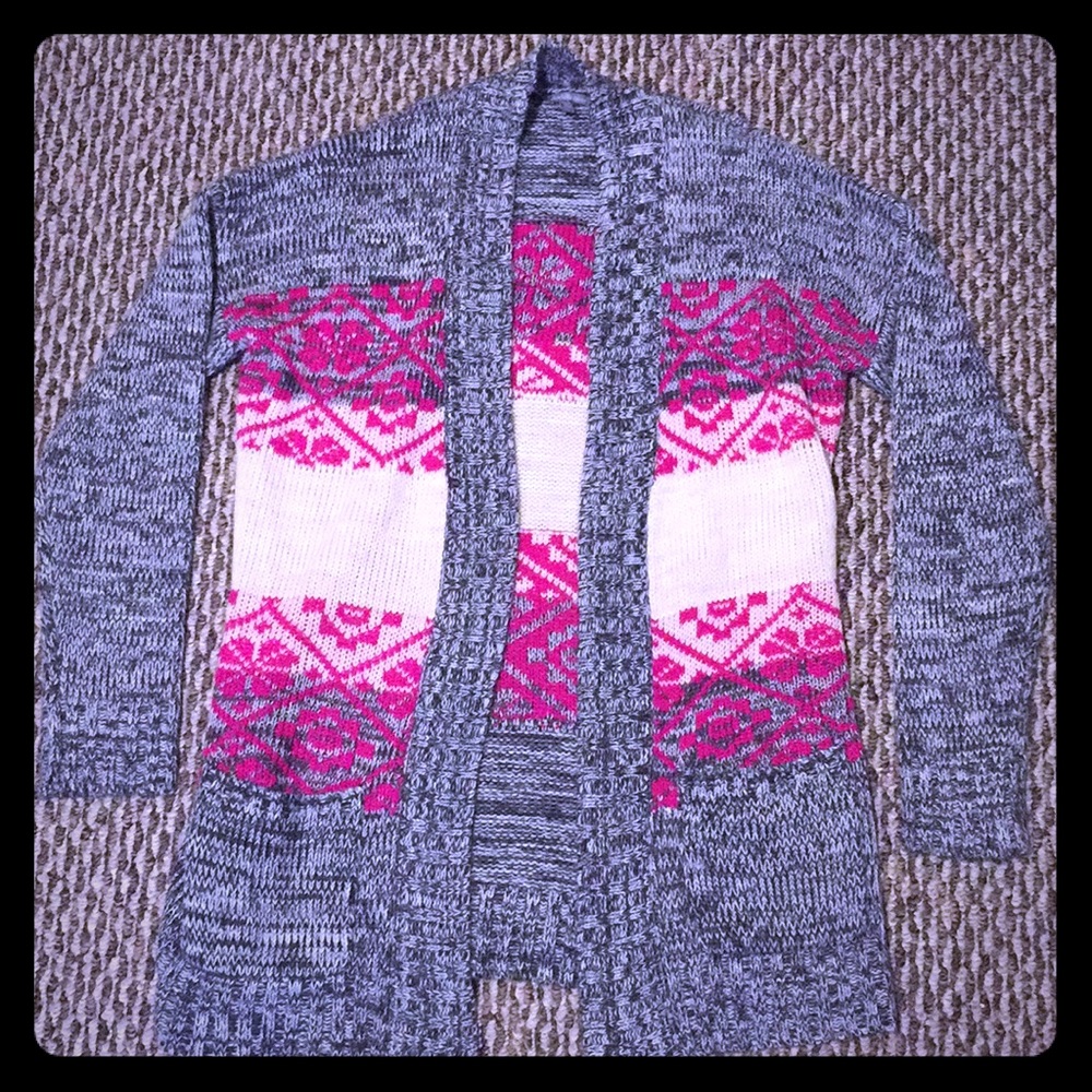 Charlotte Russe Tribal Cardigan Sweater